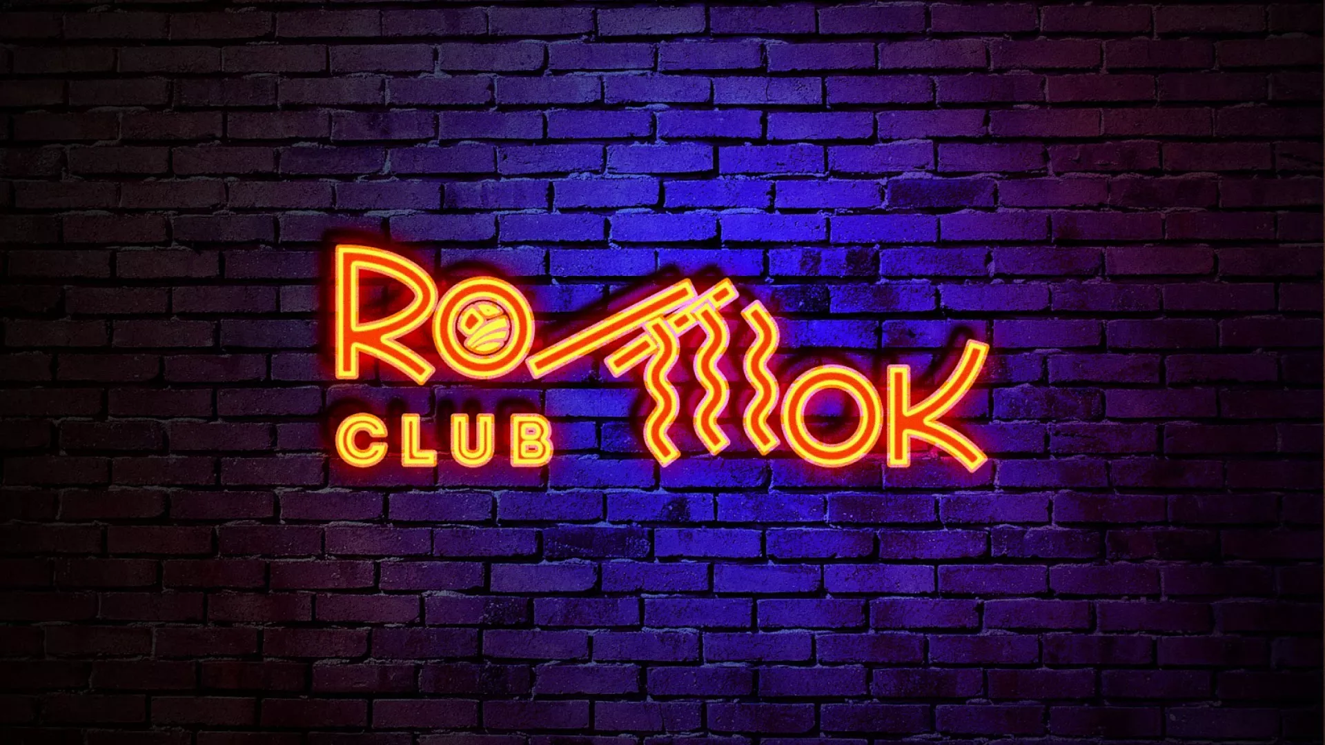 Разработка интерьерной вывески суши-бара «Roll Wok Club» в Светлом
